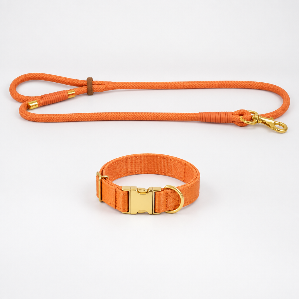 Tilt & Tail "Harbor" Leash & Collar