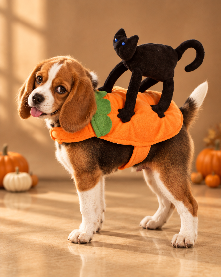 The Tiny Rider Costume: The Black Cat